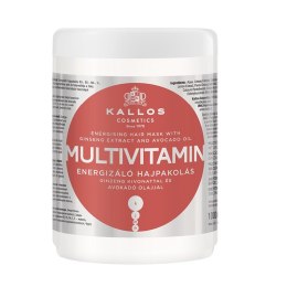 KJMN Multivitamin Energising Hair Mask energetyzująca maska do włosów z ekstraktem z żeń-szenia i olejem awokado 1000ml