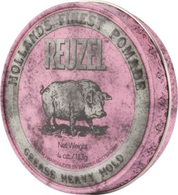 Hollands Finest Pomade bardzo mocno utrwalająca pomada na bazie wosków i olejków Pink 113g