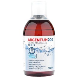 Argentum 200 tonik do twarzy 25PPM Srebro Koloidalne 500ml