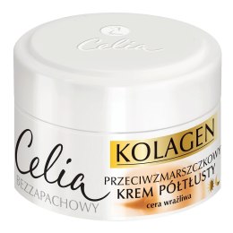 Kolagen przeciwzmarszczkowy krem półtłusty z kozim mlekiem 50ml