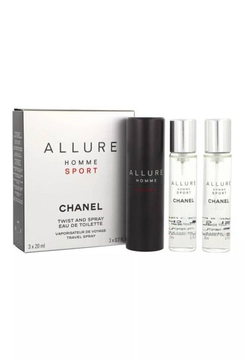 Zestaw Chanel Allure Homme Sport Edt 3x20ml Refill