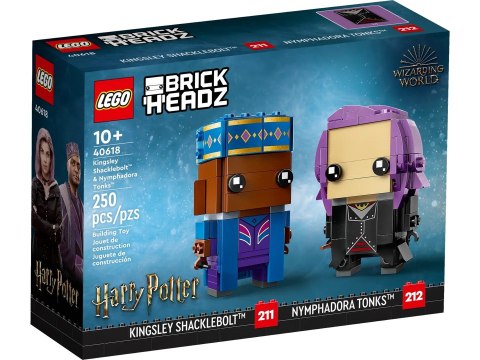 LEGO BrickHeadz 40618 Kingsley Shacklebolt i Nimfadora Tonks