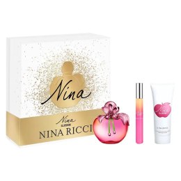 Nina Illusion zestaw woda perfumowana spray 80ml + balsam do ciała 75ml + woda perfumowana roll-on 10ml