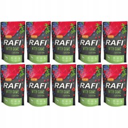 Dolina Noteci Mokra karma RAFI dla psa 5 kg (10 x 500 gr) z dziczyzną