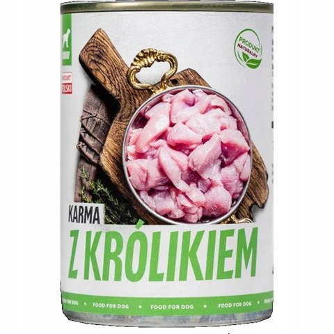 TUF TUF Mokra karma dla psa z królikiem 400g - wyprzedaż