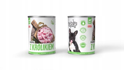 TUF TUF Mokra karma dla psa z królikiem 400g - wyprzedaż