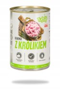 TUF TUF Mokra karma dla psa z królikiem 400g - wyprzedaż