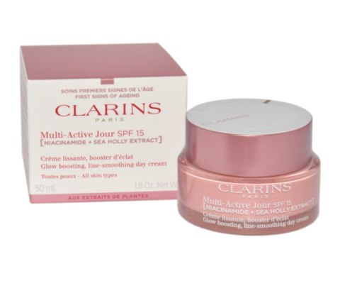 Clarins Multi-Active Creme Jour Spf 15 Glow Boosting Line-Smoothing Day Cream 50ml