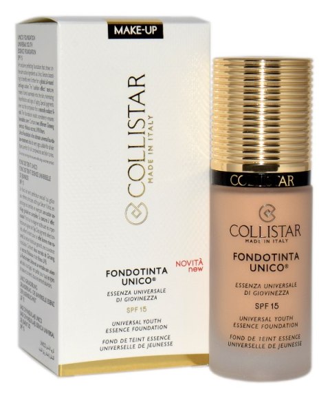 Collistar Unique Foundation Universal Essence Of Youth Spf 15 NÂ° 3N Beige 30ml