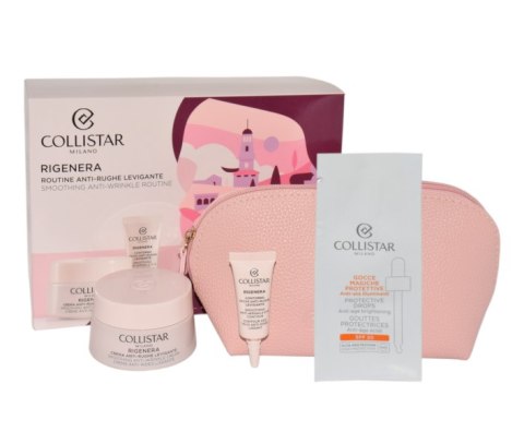 Collistar Zestaw Collistar Anti Wrinkle Smoothing Cream 50ml + Anti Wrinkle Smoothing Eye Contour 5ml + Protective Magic Drops Sachet + Co