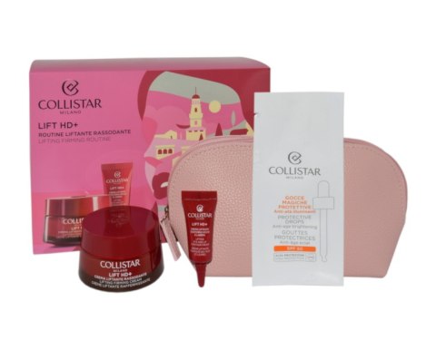 Collistar Zestaw Collistar Firming Lifting Cream 50ml + Lifting Eye And Lip Contour Cream 15ml + Protective Magic Drops Sachet + Cosmetics