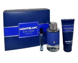 Zestaw Mont Blanc Explorer Ultra Blue Edp 100ml + Travel Spray 7,5ml + Shower Gel 100ml