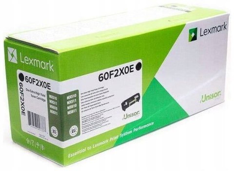 Lexmark Toner 60F2X0E Black