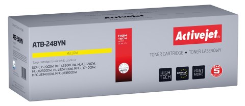 Activejet ATB-248YN Toner (zamiennik Brother TN248Y; Supreme; 1000 stron; żółty)