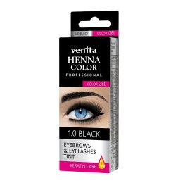 Henna Color Gel żelowa farba do brwi i rzęs 1.0 Black