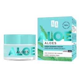 Aloes 100% aloe vera extract krem dzienno-nocny odżywczo-nawilżający 50ml