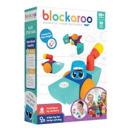 KLOCKI MAGNETYCZNE CLICS BLOCKAROO 301003 HOLOWNIK - PIANKOWE DO ZABAWY W WODZIE - 10 ELEMENTÓW