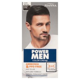 Power Men Color Cream farba odsiwiająca 02 Dark Brown