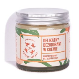 Delikatny dezodorant w kremie bez dodatku sody Mandarynkowy 60ml