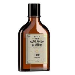 Men Whisky żel do mycia ciała i szampon do włosów i brody 3w1 Fire 330ml