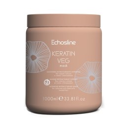 Keratin Veg regenerująca maska do włosów 1000ml