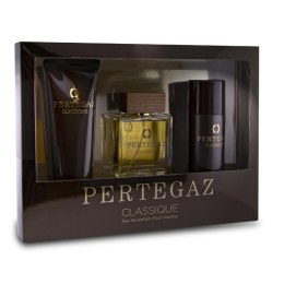 Pertegaz Classique Pour Homme zestaw woda perfumowana spray 100ml + żel pod prysznic 230ml + dezodorant 150ml