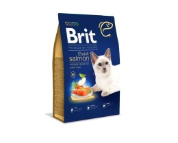 BRIT Dry Premium By Nature Adult Łosoś - sucha karma dla kotów - 1,5 kg