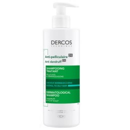 Dercos Anti-Dandruff szampon przeciwłupieżowy do włosów normalnych i przetłuszczających się 390ml