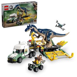 LEGO JURASSIC WORLD 76966 Dinomisje: ciężarówka do transportu allozaura