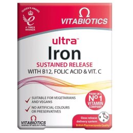 Ultra Iron suplement diety z żelazem 30 tabletek