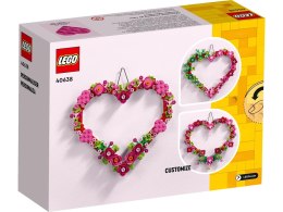 LEGO Okolicznościowe 40638 Ozdoba w kształcie serca