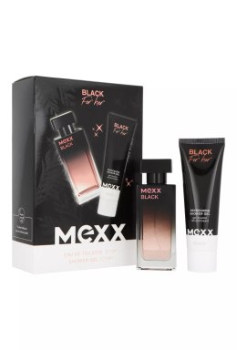 Zestaw Mexx Black For Her Edt 30ml + Shower Gel 50ml