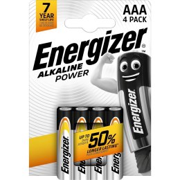 ENERGIZER BATERIE ALKALINE POWER AAA LR03 4 szt.