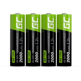 GREEN CELL AKUMULATORKI PALUSZKI 4X AA R6 2000MAH