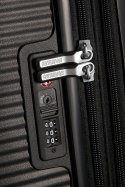 Mała kabinowa walizka American Tourister Soundbox EXP - bass black