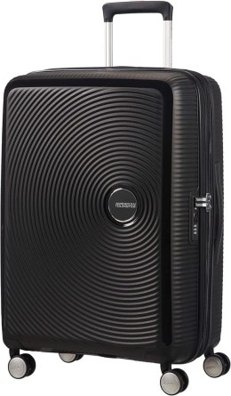 Walizka średnia American Tourister Soundbox EXP - bass black