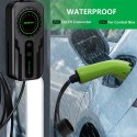 Qoltec Mobilna ładowarka do samochodu elektrycznego EV z regulacją 2w1 Typ2 | SCHUKO | 3.5kW | 230V | LCD | Przenośna | Wallbox 