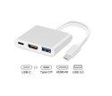 MACLEAN ADAPTER USB 3.1 C-HDMI 4K + USB 3.0 + USB C MCTV-840