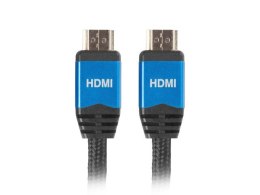 Kabel Lanberg Premium CA-HDMI-20CU-0018-BL (HDMI M - HDMI M; 1,8m; kolor czarny)