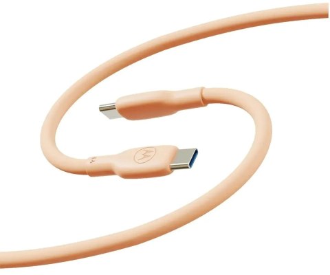 Motorola Silicone Cable C-C 5A 2m, Peach Fuzz