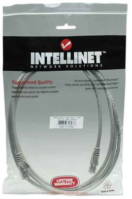 INTELLINET PATCHCORD CAT5E UTP 2M SZARY 100% MIEDŹ 318976