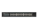 LANBERG SWITCH RACK 19" RSFE-24P-2C-360 24X 100MB POE+/2X COMBO GIGABIT 360W