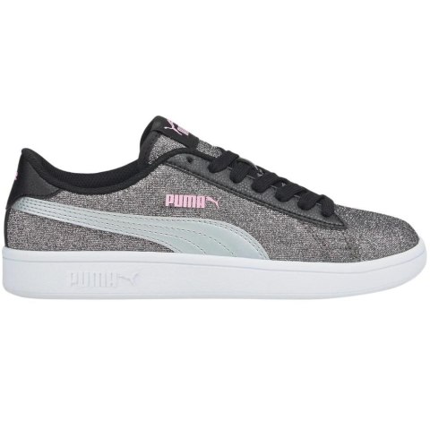 Buty dla dzieci Puma Smash v2 Glitz Glam srebrne 367377 26 37,5