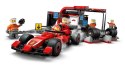 LEGO CITY 60443 F1 Pit stop i mechanicy z bolidem Ferrari