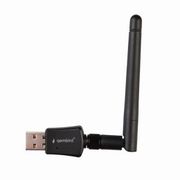 GEMBIRD BEZPRZEWODOWA KARTA SIECIOWA WIFI USB 300MBPS, ODCZEPIANA ANTENA