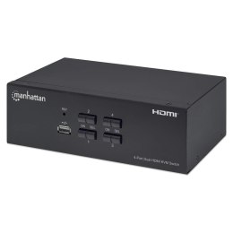 MANHATTAN PRZEŁĄCZNIK KVM HDMI/USB 4X1 DUAL-MONITO