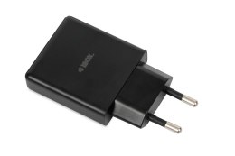 IBOX ŁADOWARKA UNIWERSALNA C-43 GAN PD30W SLIM USB A+C BLACK