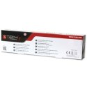 Techly I-CASE STRIP-16SH rozdzielacz zasilania PDU 6 x gniazdo sieciowe 1.5U Czarny, Srebrny