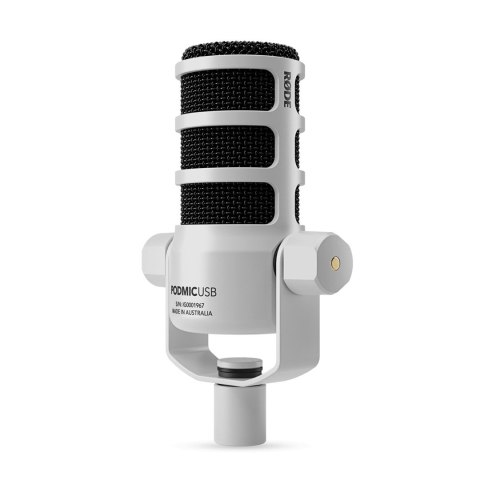 RODE PodMic USB White - Mikrofon Dynamiczny Podcast