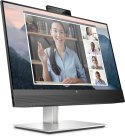 HP E24mv G4 60,5 cm (23.8") 1920 x 1080 px monitor Full HD Czarny, Srebrny